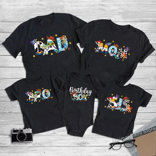 Funny Disney Toy Story Family Matching Shirts