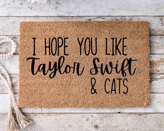 I hope you like Taylorr Swifts  & Cats, Cat Coir Doormat, Cat Door mat, Funny Doormat