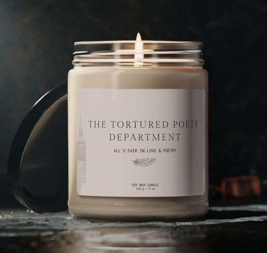 Tortured Poets Department Candle, Taylor's New Album Candle, Taylor Version Gifts