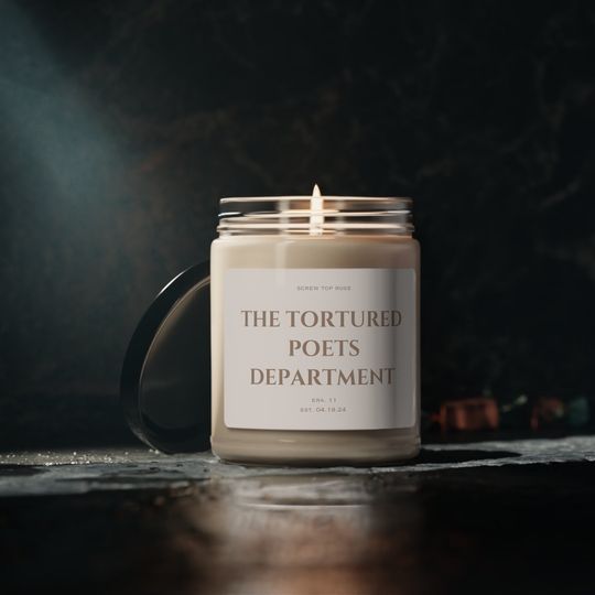 TTPD Candle, The Tortured Poets Department Candle