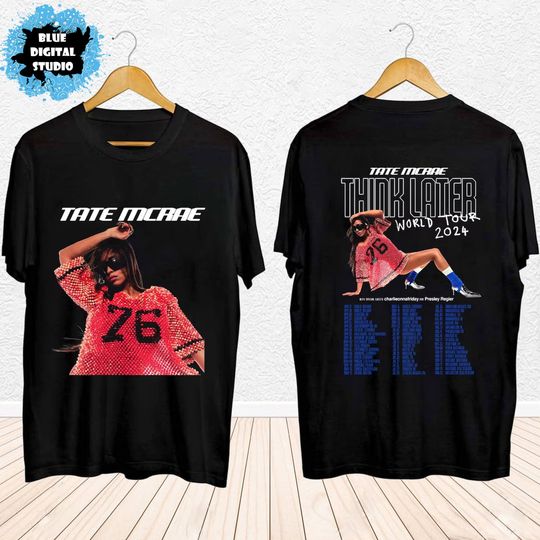 Tate McRae The Think Later World Tour 2024 Tour Shirt, Tate McRae Fan Shirt