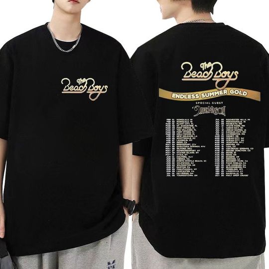 Beach Boys Endless Summer Gold 2024 Tour Shirt Band Fan Shirt