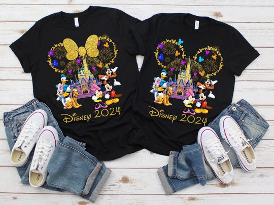 2024 Disney Family Vacation Shirts, Disney Castle 2024 Shirts, Custom Disney Family Matching Tshirt