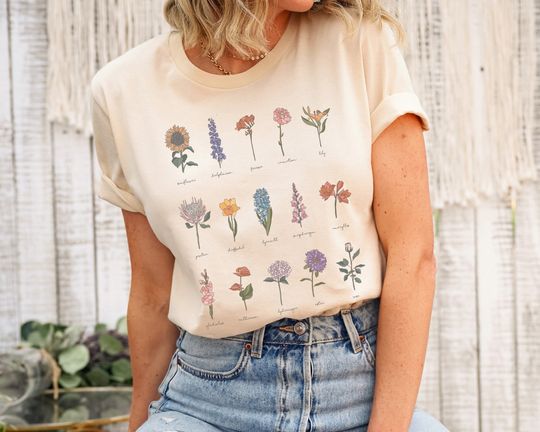Wildflower Shirt | Cottagecore Shirt