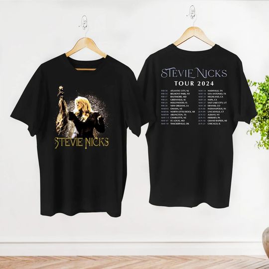Stevie Nicks 2024 Tour Shirt, Stevie Nicks Shirt, Stevie Nicks Live On Tour 2024 Shirt