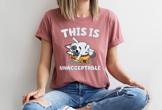 This Is Unacceptable T-shirt, Muffin Shirt, BlueyDad Shirt, Cartoon Shirt, Disney Shirt