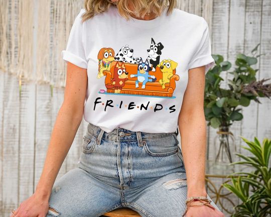 Friends T-shirt, BlueyDad Shirt, Disney Shirt, BlueyDad and Friends, Bingo Shirt