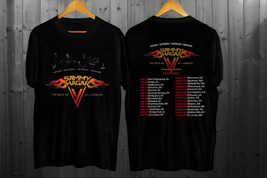 The Best of All Worlds 2024 Tour Shirt, The Red Rocker 2024 Concert T-Shirt
