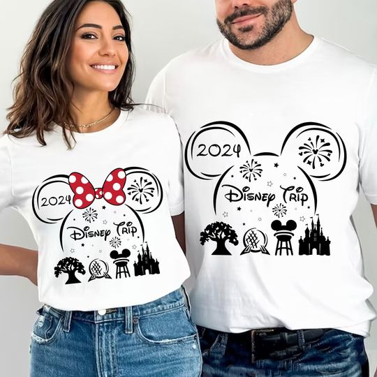 Disney Family Trip 2024 Shirt, Family Vacation 2024 Shirt, Wish Trip 2024 Shirt