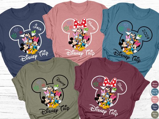 Disney Trip Shirts 2024, Disney Family Matching Shirt, Disney Vacation Shirts