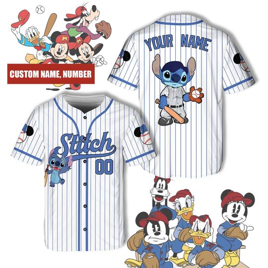 Custom Disneyland Baseball Jersey