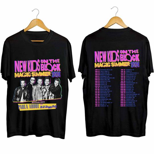 NK on The Block The Magic Summer Tour 2024 Shirt