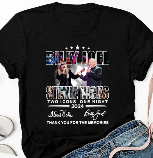 Billy Joel Stevie Nick Tour Shirt, Billy Joel Tour 2024 Shirt