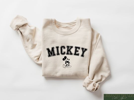 Disney Mickey Mouse Sweatshirt, Disney Family Vacation Sweatshirt