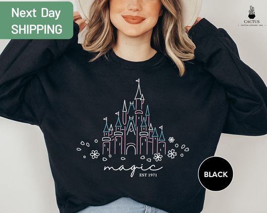Magical Disney Castle Sweatshirt, Disney Family Sweatshirt, Disneyworld Sweatshirt