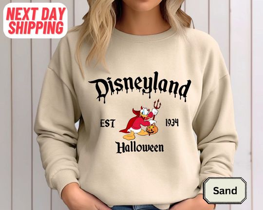 Disney Halloween Sweater, Magical Land Halloween Sweater, Trendy Sweatshirt