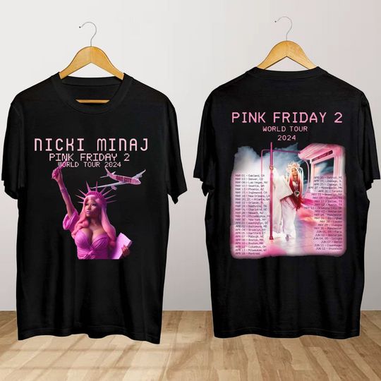 Nicki Minaj Pink Friday 2 Tour T Shirt