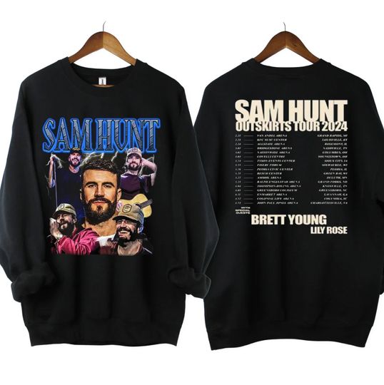 2024 Sam Hunt Outskirts Tour Shirt, Sam Hunt 2024 Concert Shirt