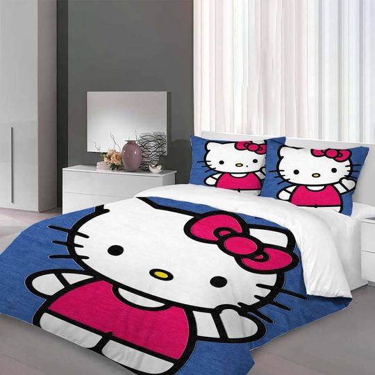 Christmas Hello Kitty Bedding Set.