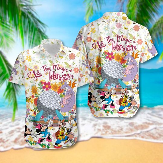 Let The Magic Blossom 3D All Over Printed Hawaiian Shirt
