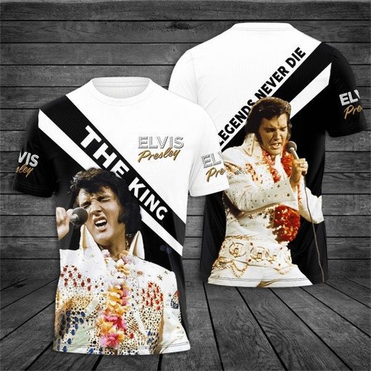Elvis 3D Apparels, Elvis Presley 3D T-Shirt
