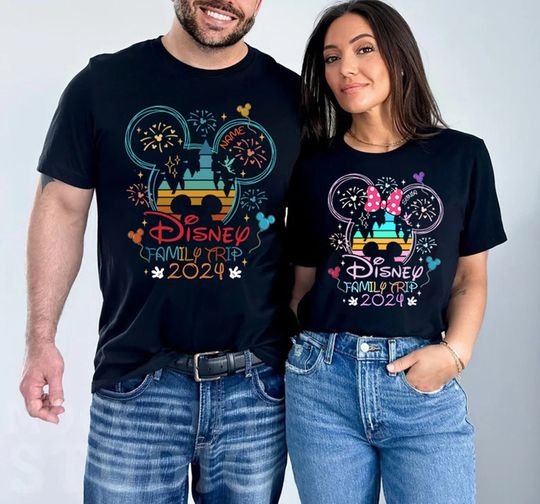 Custom Disneyland 2024 Family Vacation Shirt | Disneyworld 2024 Trip Shirt