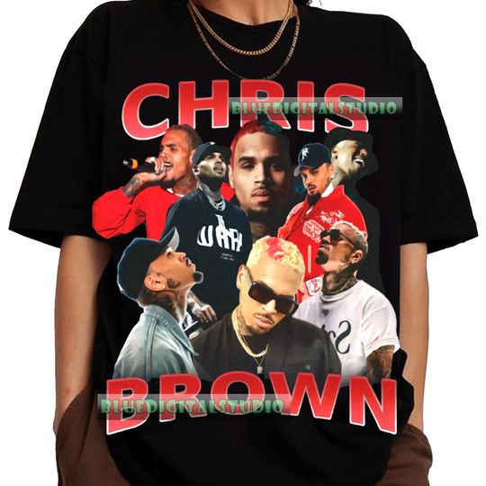 Vintage Chris Brown T-Shirt, Chris Brown Tee, Bootleg Hip Hop Shirt