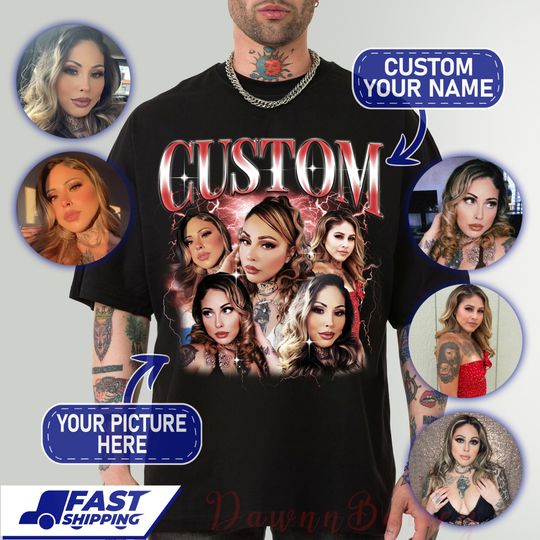 Custom Shirt, Custom Photo Shirt, Custom Rap Shirt, Personalized Photo Bootleg