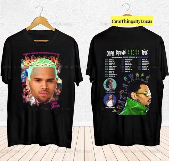 Vintage Chris Brown T-shirt, Chris Brown Album Tshirt, 11:11 Album Tshirt