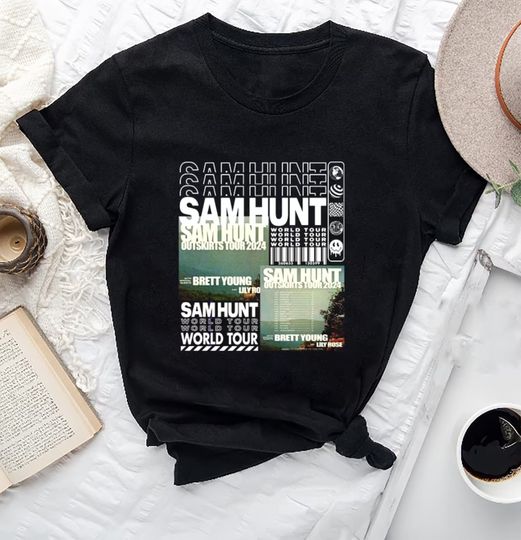 Sam Hunt Tour Merch, Sam Hunt Outskirts 2024 Tour T-Shirt