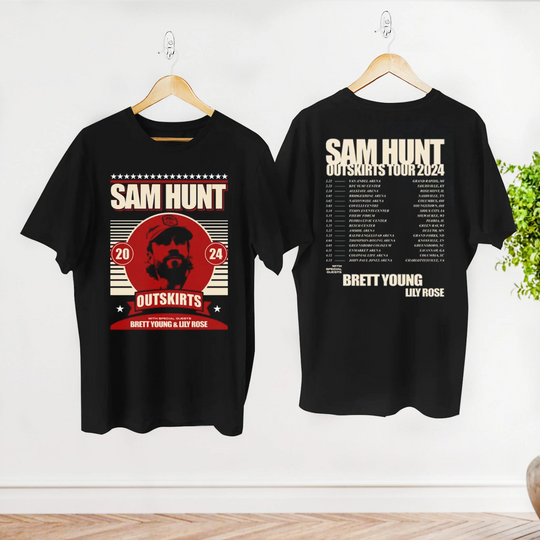 2024 Sam Hunt Tour T-Shirt, Sam Hunt Merch, Country Music Shirt