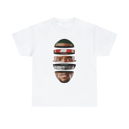 FRANK OCEAN T-SHIRT, Rap Tee Jumbo Face Album Cover Shirt