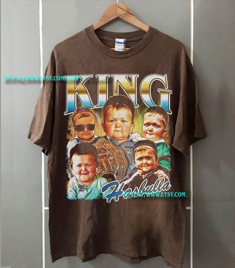 King Hasbulla Unisex Shirt | King Hasbulla Vintage 90' T-Shirt