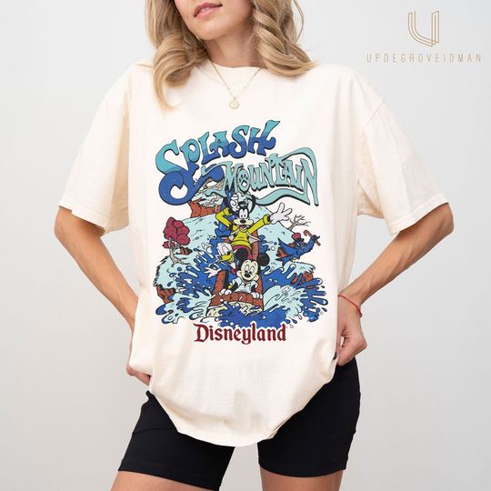 Vintage Disney Splash Mountain shirt, Disney Family shirt, Mickey And Friends