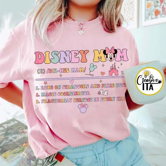 Mickey Minnie Mouse Disney Mom Dad Definition Shirt