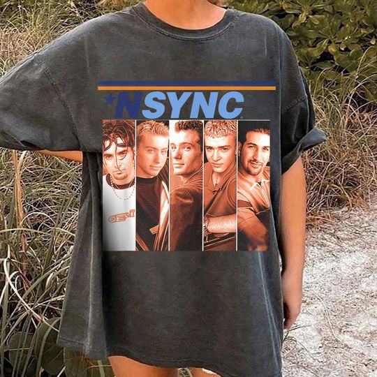Vintage Nsyncs Boy Band 90s Shirt, Nsync Shirt, 90s Boy Band Shirt