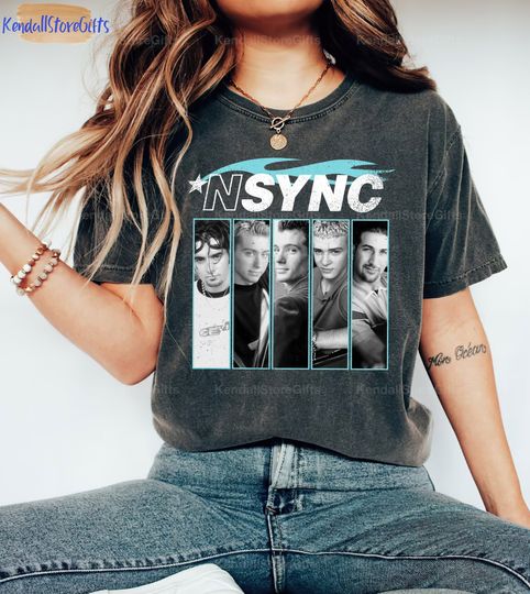 Vintage Nsync Shirt, Nsync Comfort Colors Shirt, 90s Boy Band Shirt