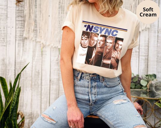 Vintage Nsync Boy Band 90s T Shirt In my Nsync Reunion Era, Nsync Shirt