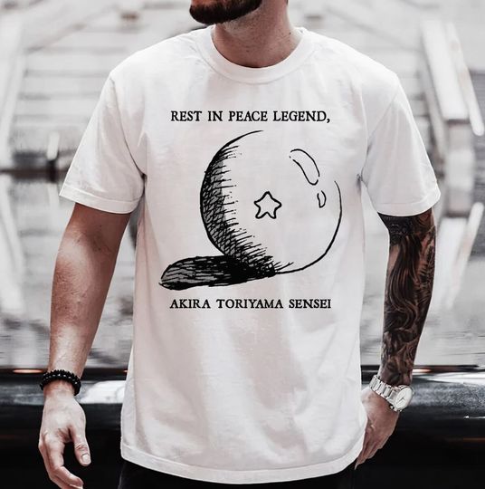 Akira Toriyama Sensei T-shirt, RIP Akira Toriyama 1955 - 2024 Thank You Shirt