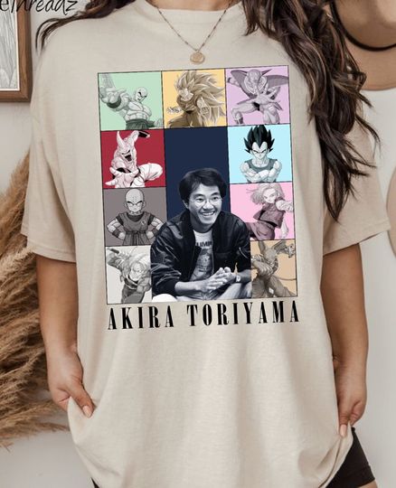 Akira Toriyama Shirt, Akira Toriyama dragon ball RIP Shirt, Toriyama