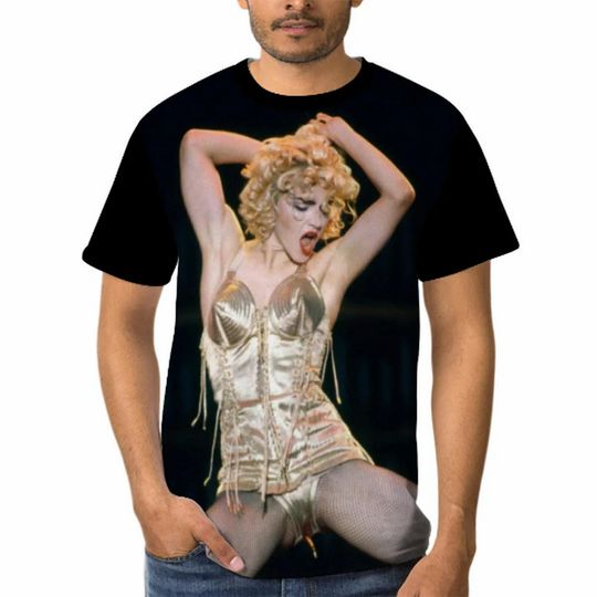 80s Madonna Blond Ambition Theme Concert T-Shirt