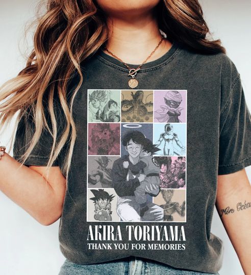 Akira Toriyama RIP Shirt, Akira Toriyama 1955 to 2024 shirt, Akira Toriyama