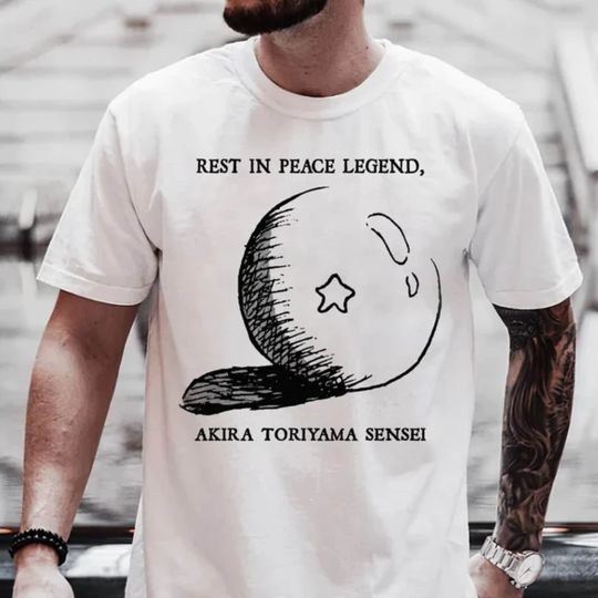 Akira Toriyama Sensei T-shirt, RIP Akira Toriyama 1955 - 2024