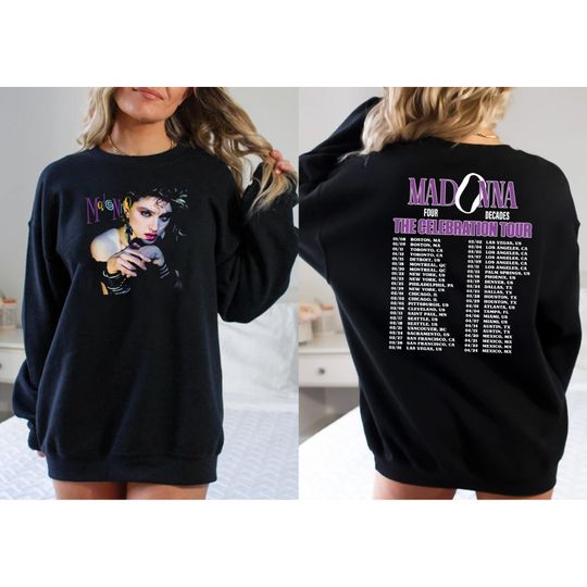 Madonna The Celebration Tour 2024 Sweatshirt, Madonna Shirt, Madonna Merch