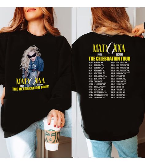 Madonna The Celebration Tour 2024 Sweatshirt