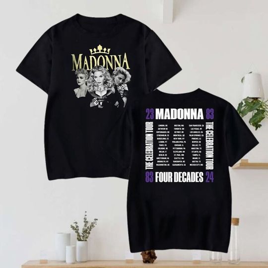 2024 Tour Madonna'The Celebration T-Shirt