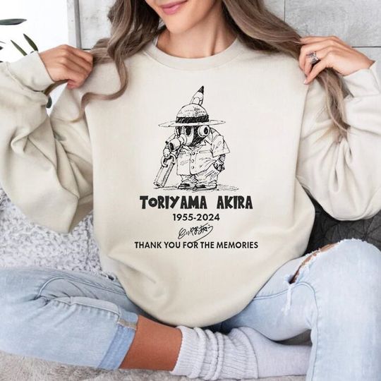 Goodbye Akira Toriyama, RIP Akira Toriyama 1955 - 2024 Sweatshirt