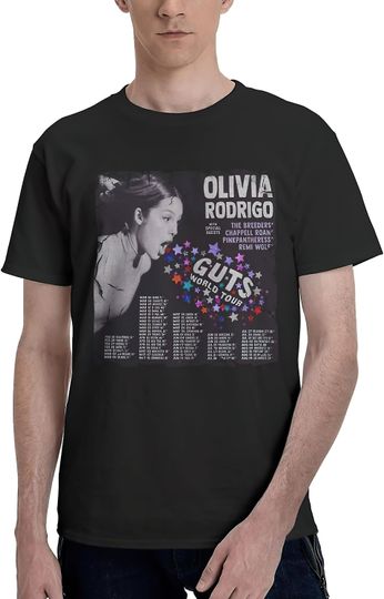 Olivia Rodrigo Guts Full Date Tour 2024 Shirt TEE