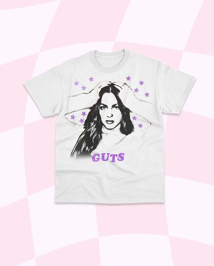 Olivia Guts Tour 2 Sides Comfort Colors Shirt, Guts Tour 2024