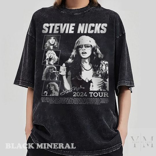 Vintage Retro 90s Stevie Nicks Shirt, Fleetwood Mac Band T Shirt